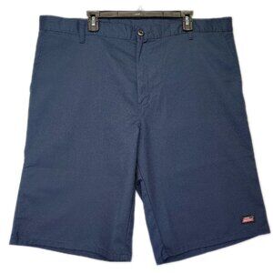 Dickies Genuine Men's Navy Blue Work Shorts 42" Waist Flat Front